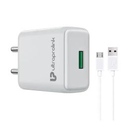 ULTRAPROLINK UM1166M USB Fast Wall Charger with 1 m Micro USB Cable (White)-47