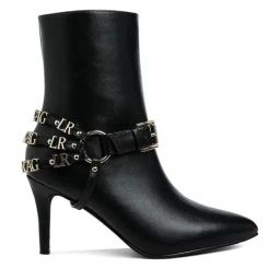 London Rag Women's Black Stiletto Booties-image-55