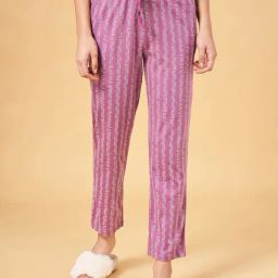 Dreamz by Pantaloons Purple Cotton Printed Pyjamas-image-16