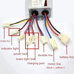 Yalu MY1016 24V 350W Brush Controller EBIKE Brushed Motor Controller Electric Bicycle Speed Control - RS3867Yalu MY1016 24V 350W Brush Controller EBIKE Brushed Motor Controller Electric Bicycle Speed Control - RS3867 image 2