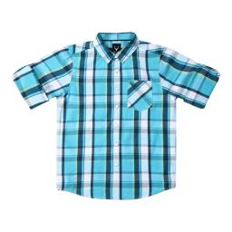 Allen Solly Junior Blue Checks Full Sleeves Shirt-picture-0