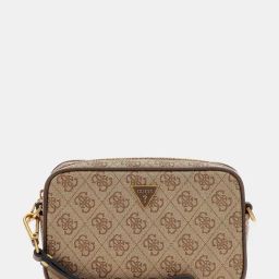 Guess Men Brown Printed PU Crossbody Bag-picture-12