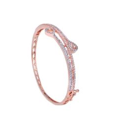 Saraf Jewellery Gold plated with Green American Diamond handcrafted Bracelet for Women & Girls-image-25