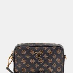 Guess Men Brown Printed PU Crossbody Bag-picture-10