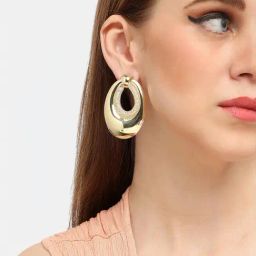 Sohi Gold Plated Party Designer Drop Earrings image 3