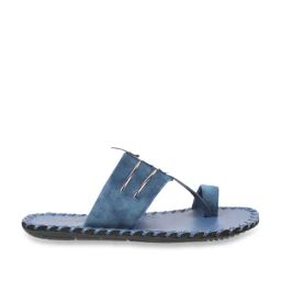 Metro Men's Blue Toe Ring Sandals-picture-6