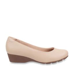 J. Fontini by Mochi Women's Beige Wedge Pumps-image-47