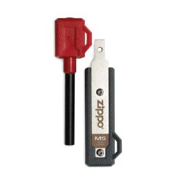 Zippo Black Stainless Steel Mag Strike Fire Starter-image-5