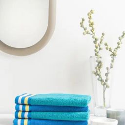 Ddecor 500 GSM Pack of 4 Hand Towel Set For Gifting Blue-picture-30