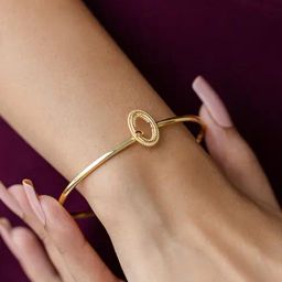 Shaya 92.5 Sterling Silver Heck Yes Bangle for Women-picture-35