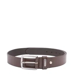 Red Tape Brown Leather Waist Belt for Men-picture-10