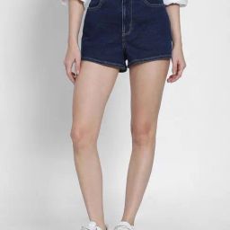 American Eagle Navy Regular Fit Shorts-picture-35