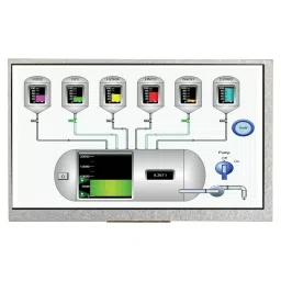MIDAS DISPLAYS LCD DISPLAY, TFT, RGB, LANDSCAPE, 5V, MCT070HDMI-B-19
