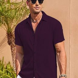 Metronaut Men Regular Fit Spread Collar Textured Casual Shirt-image-110