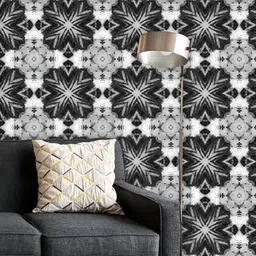 ArtzFolio Printed UV-Resistant Anti-Bacterial Monochrome Smoke Pattern Peel & Stick Wallpaper-image-50