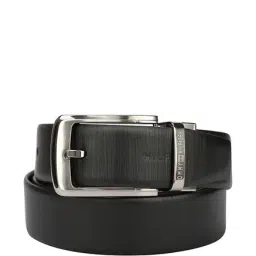 Tommy Hilfiger Black & Brown Formal Leather Reversible Belt for Men-image-28