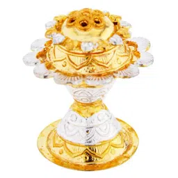 Sri Jagdamba Pearls 0.8 Silver Agarbatti Stand-image-19