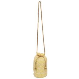 Aditi Wasan Yellow Fabric Potli-image-95