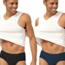 Freecultr Sable Black & Space Blue Comfort Fit Briefs - Pack of 2-picture-9