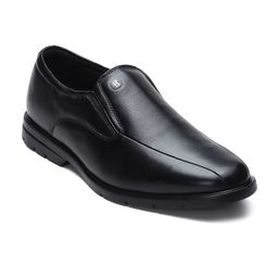 BRITMEN Men Textured Leather Loafers-image-53