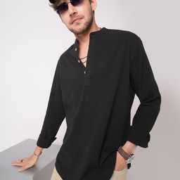 VASTRADO Men Thread Work Kurta-picture-4