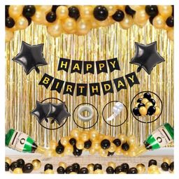 Bubble Trouble Solid Happy Birthday Balloon Combo - Pack of 99-40