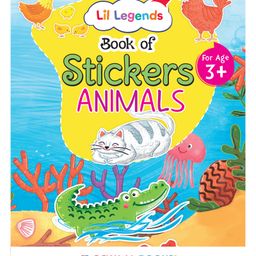 Oswaal  Lil Legends Book of Stickers for Kids -  To Learn About Animals -  Age 3 +-10