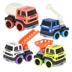 FunBlast Pull Back Construction Toy Trucks for Kids  Pack of 4 Multicolor-8