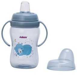 Adore ARRO Soft Spout Sipper with Dust Free Cap and Twin Handle 270ml- Blue-15