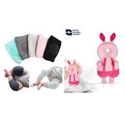Ortis Baby Head Protector Baby Toddlers Head Safety Pad with Knee Pads (Head protector + Knee Pads) (Color and design may vary)-28