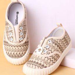 Cute Walk by Babyhug Slip On Casual Shoes - Beige-image-36
