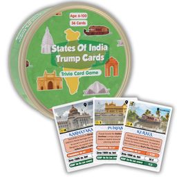 CocoMoco Kids States of India Trump Card Game for Kids, Learning Game and Educational Toy, Birthday Return Gift for Kids-image-26