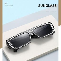 AUGEN Unisex Black Lens & White Rectangle Sunglasses with-image-41