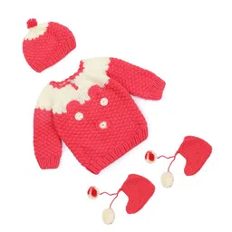 Tiekart Unisex Kids Printed Woollen Pullover-8