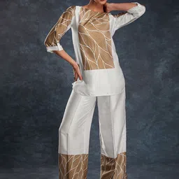 Fusionic Printed Top With Trousers Co-Ords-picture-5