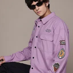 The Roadster Lifestyle Co. Embroidered Twill Tailored Jacket-39
