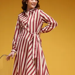 HERE&NOW Striped Shirt Dress-picture-38