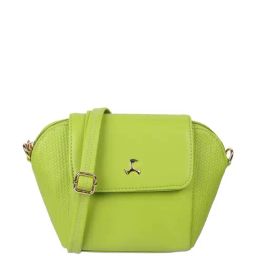 Mochi Green Textured Medium Sling Handbag-21