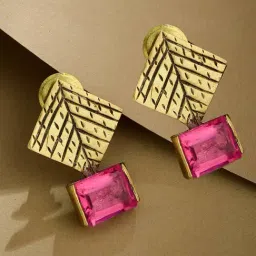 Fabindia Silver Studs Earrings-image-19