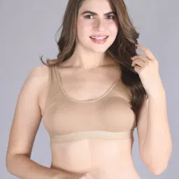 Lux Venus Tan Full Coverage Non-Wired Sports Bra-image-11