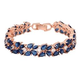 Saraf Jewellery Gold plated with Green American Diamond handcrafted Bracelet for Women & Girls-image-41