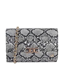 Metro Black Printed Medium Sling Handbag-11