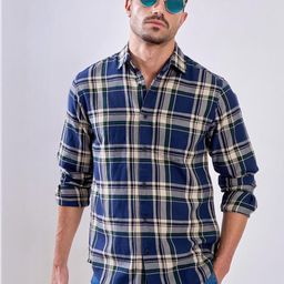 Bene Kleed Regular Fit Checked Cotton Casual Shirt-image-91