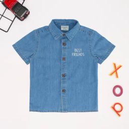 Pantaloons Baby Boys Brilliant Blue Shirts-image-17