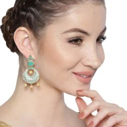 Zaveri Pearls Gold Alloy Dangler Earring-24