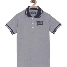 Ladore Kids Grey Regular Fit Polo T-Shirt-picture-30