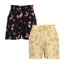 Cutecumber Kids Black & Yellow PrintedShorts (Pack of 2)-picture-5