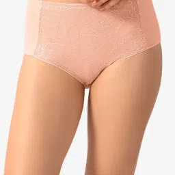 Amante Impatiens Pink Lace Hipster Panty-image-76