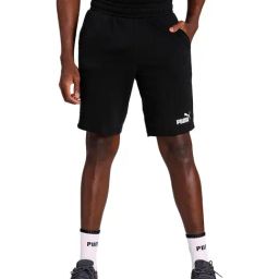 Puma Essentials Black Cotton Shorts-image-82