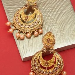 Zaveri Pearls Gold Alloy Dangler Earring-16